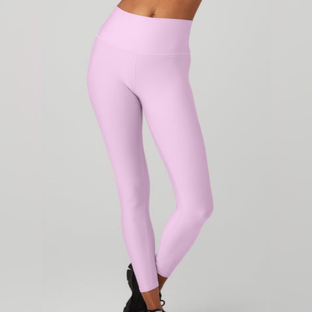 ALO Yoga 7/8 High-Waist Airlift Legging in Sugarplum Pink, XS